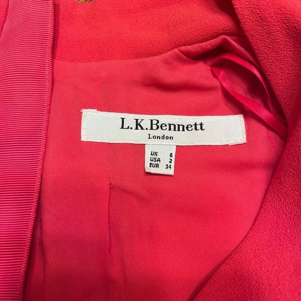 LK Bennett Dr. Marlene Dress in Jelly Bean Size 2